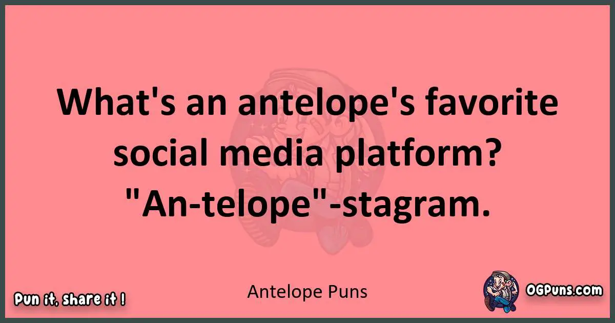 Antelope puns funny pun