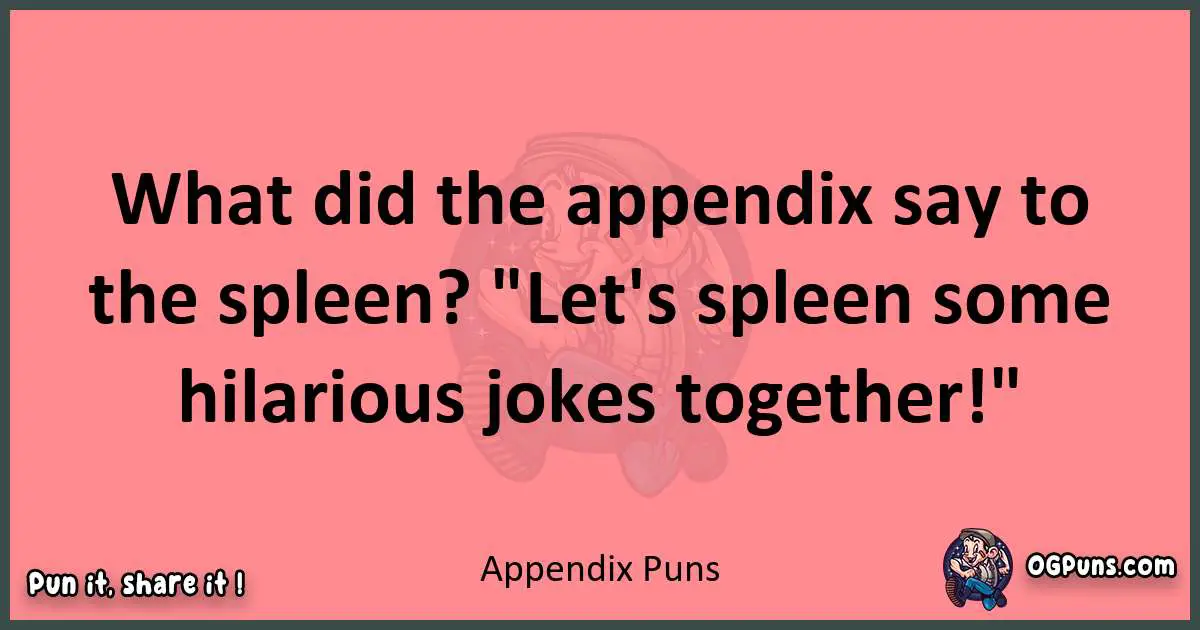 Appendix puns funny pun
