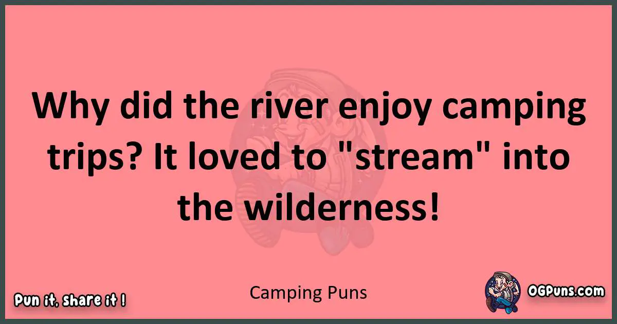 Camping puns funny pun