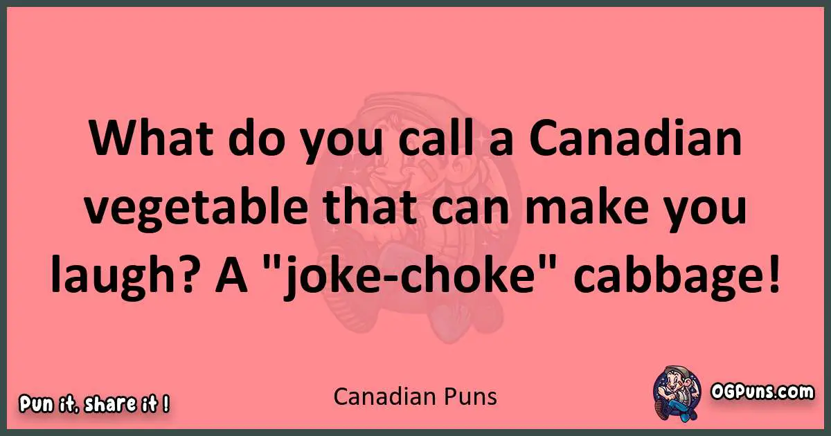 Canadian puns funny pun