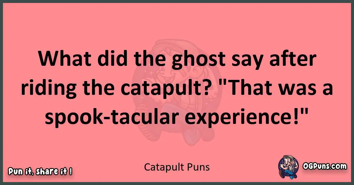 Catapult puns funny pun