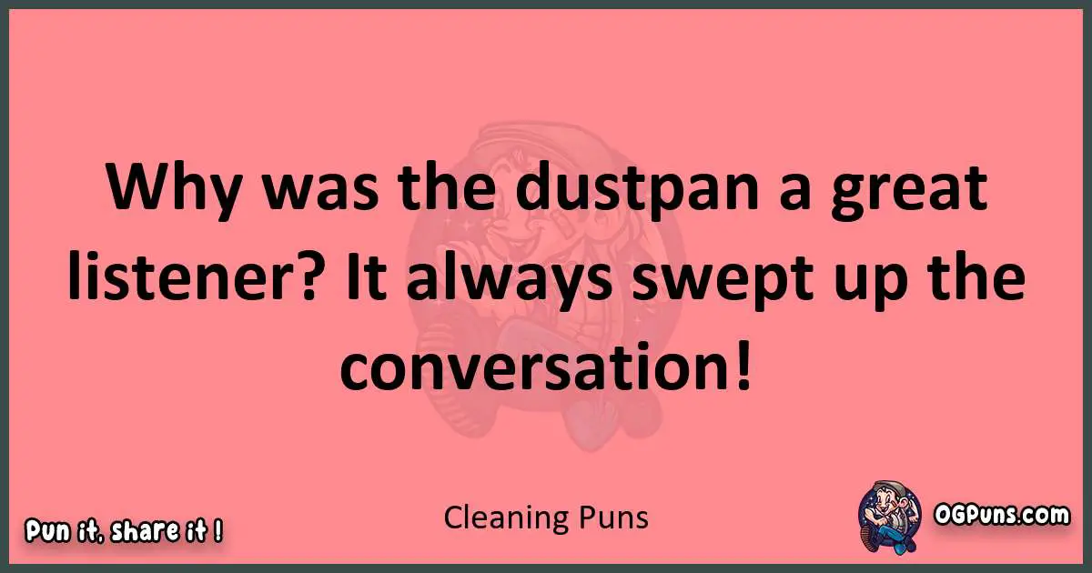 Cleaning puns funny pun