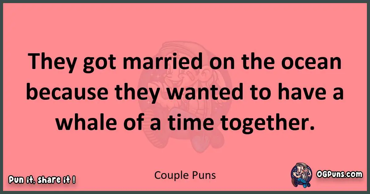 Couple puns funny pun