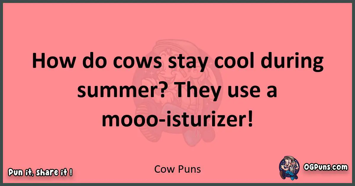 Cow puns funny pun