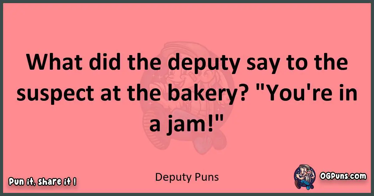 Deputy puns funny pun