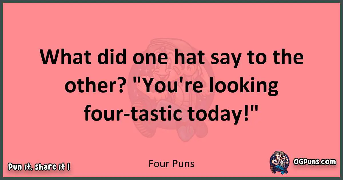Four puns funny pun