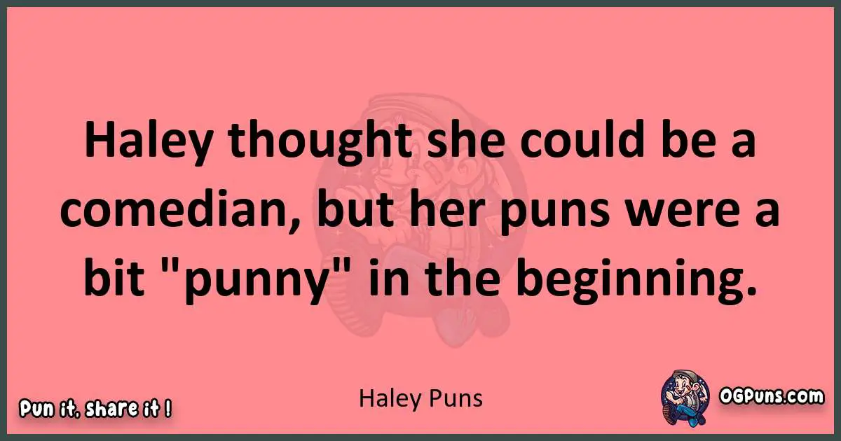 Haley puns funny pun