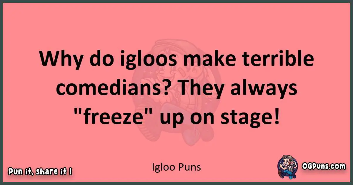 Igloo puns funny pun