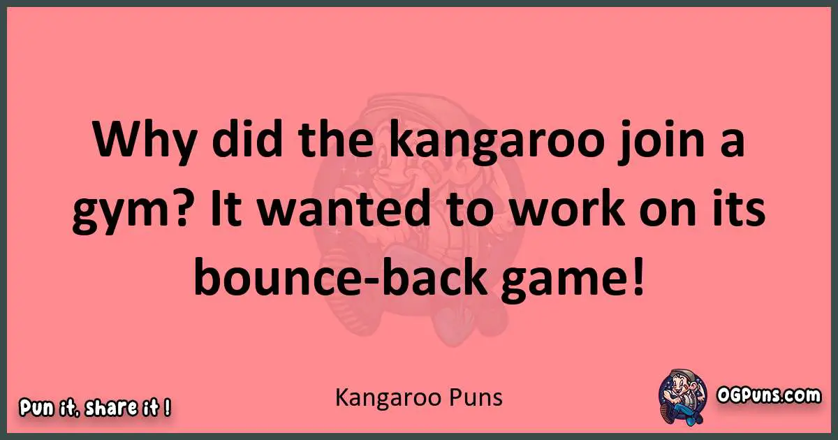 Kangaroo puns funny pun