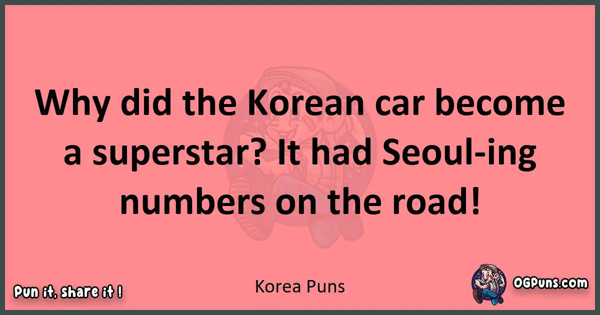 Korea puns funny pun