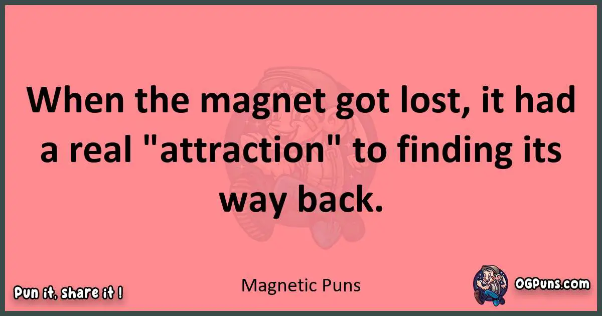 Magnetic puns funny pun