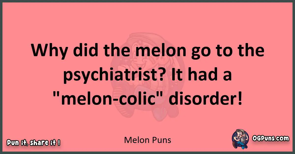 Melon puns funny pun