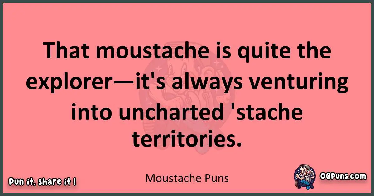 Moustache puns funny pun