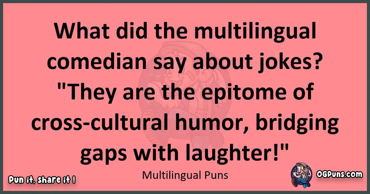 Multilingual puns funny pun