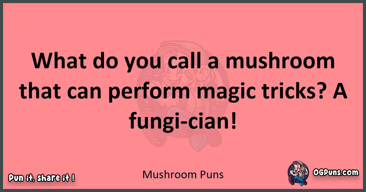 Mushroom puns funny pun