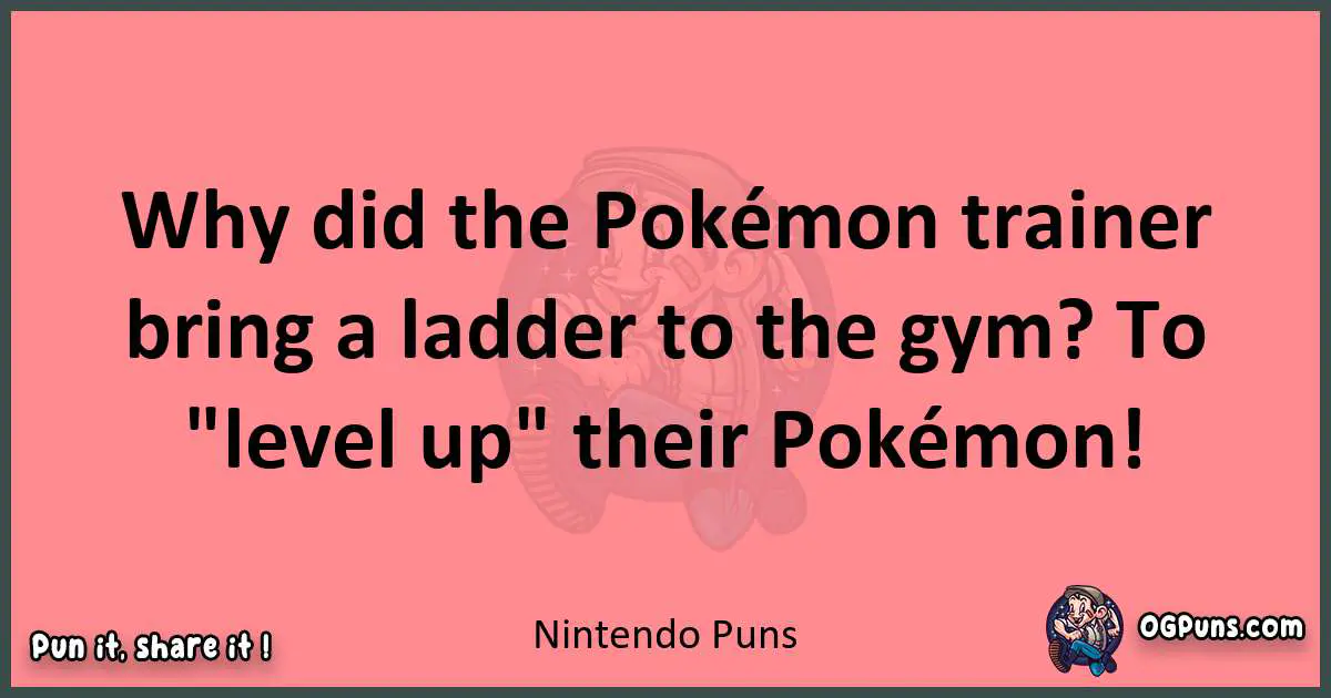 Nintendo puns funny pun