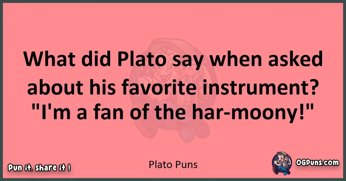 Plato puns funny pun