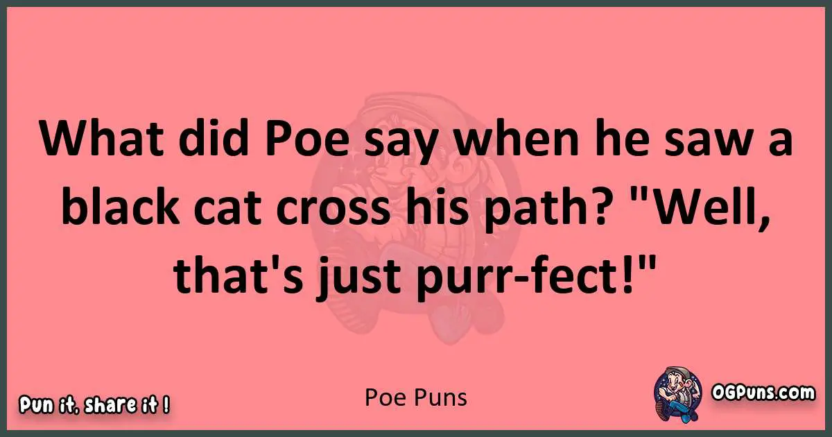 Poe puns funny pun