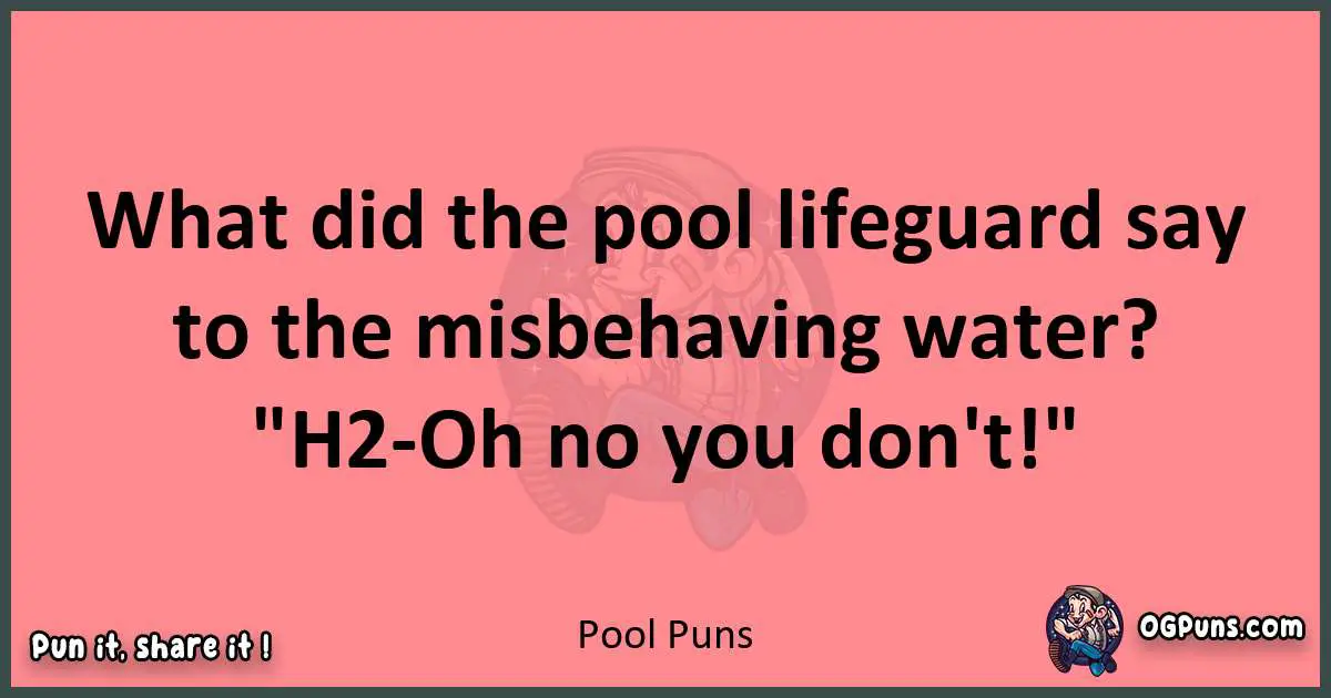 Pool puns funny pun