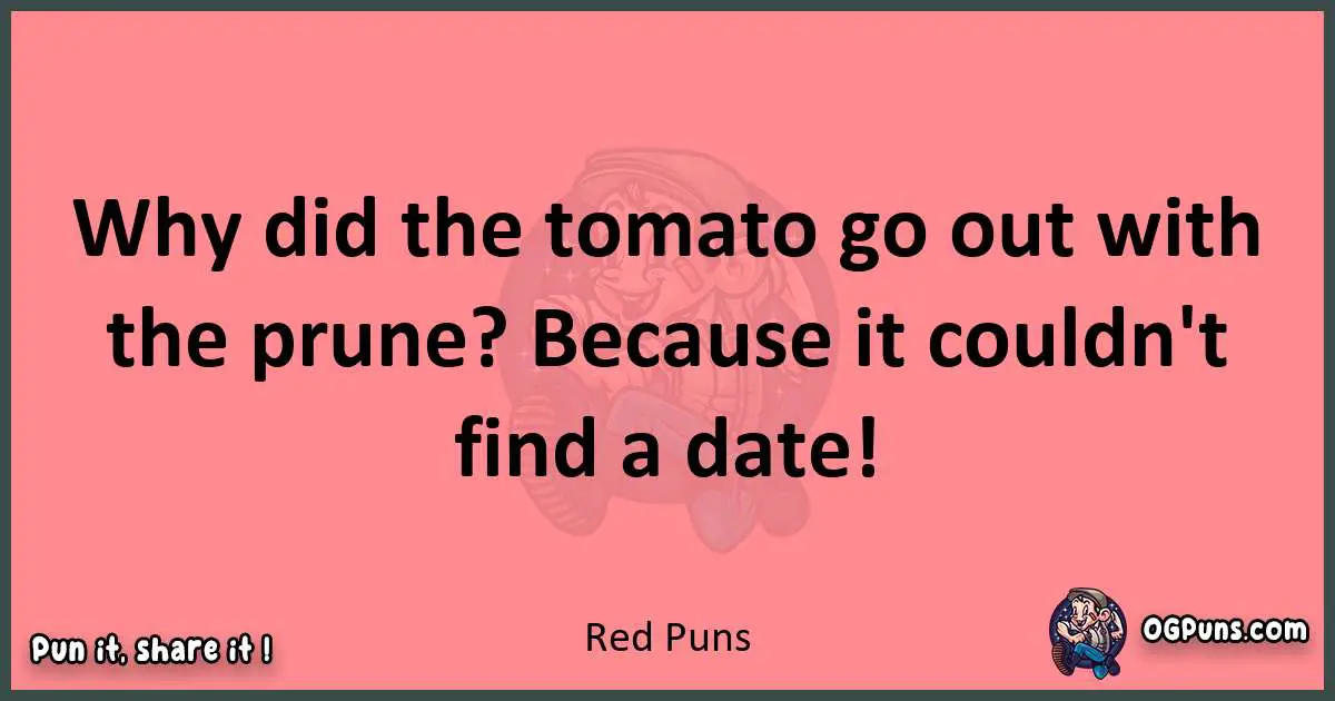 Red puns funny pun