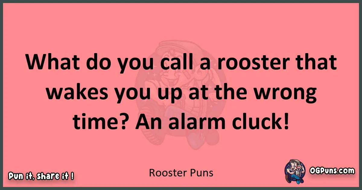 Rooster puns funny pun