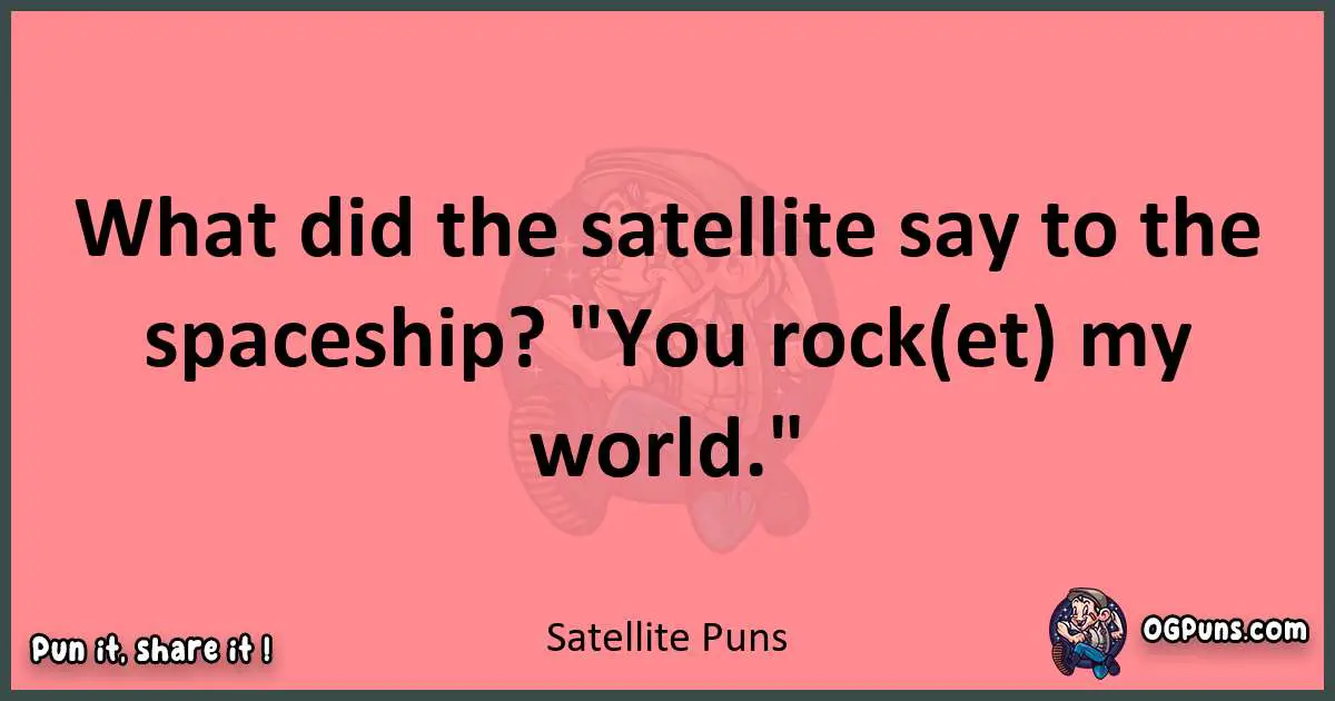 Satellite puns funny pun