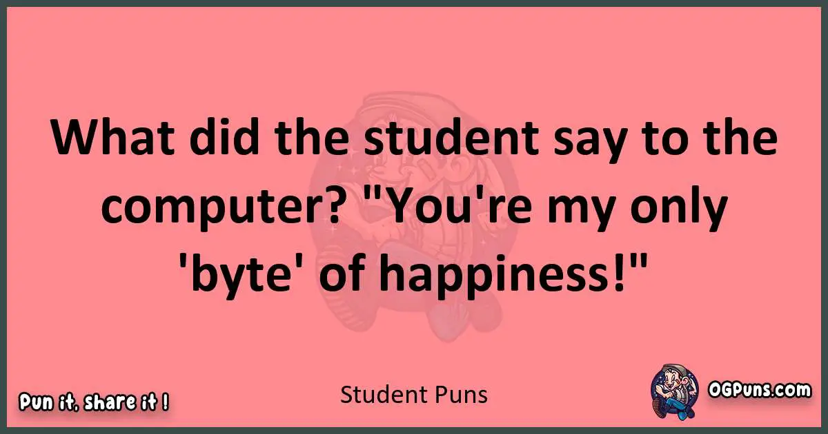 Student puns funny pun