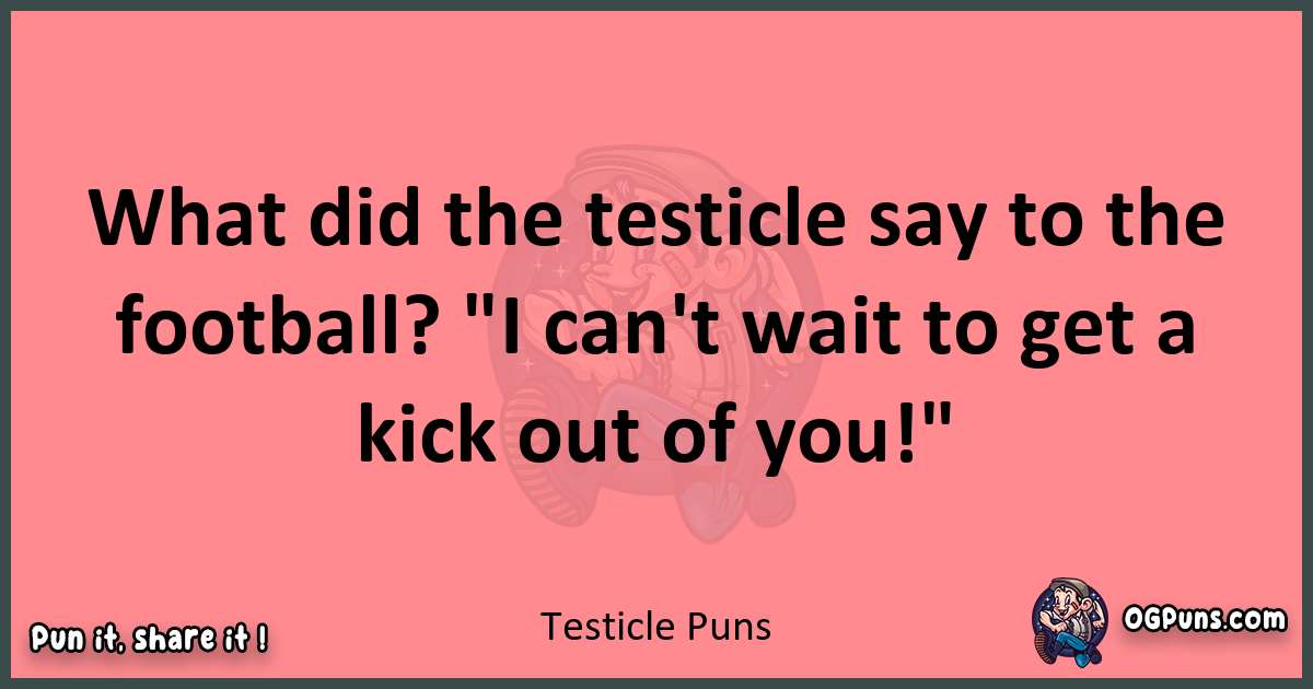 Testicle puns funny pun