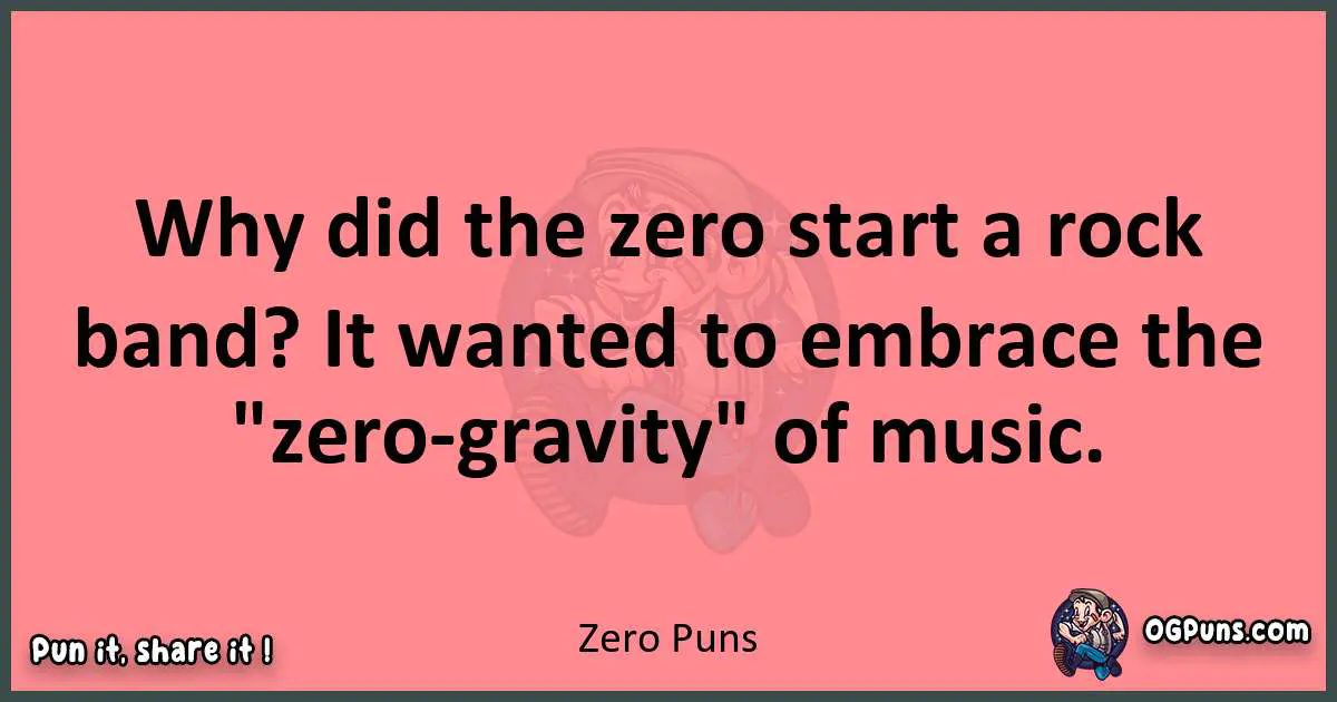 Zero puns funny pun