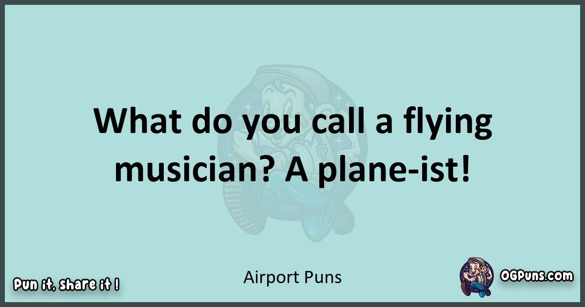Text of a short pun with Airport puns