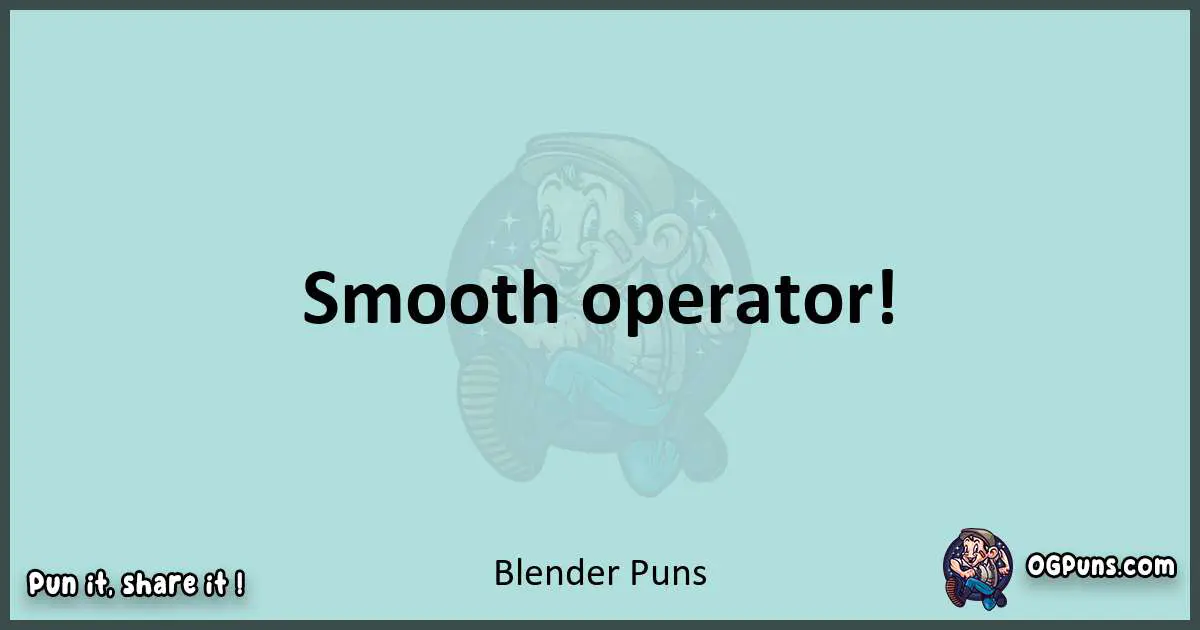 Text of a short pun with Blender puns