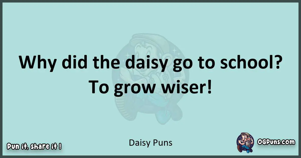 Text of a short pun with Daisy puns