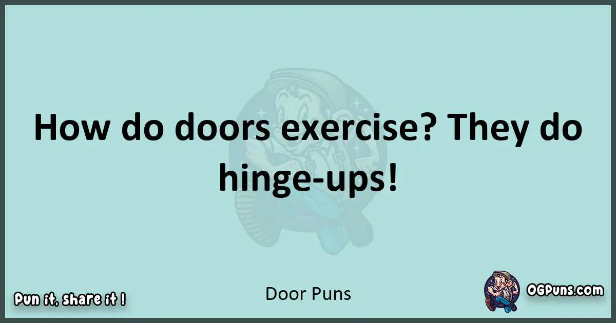 Text of a short pun with Door puns