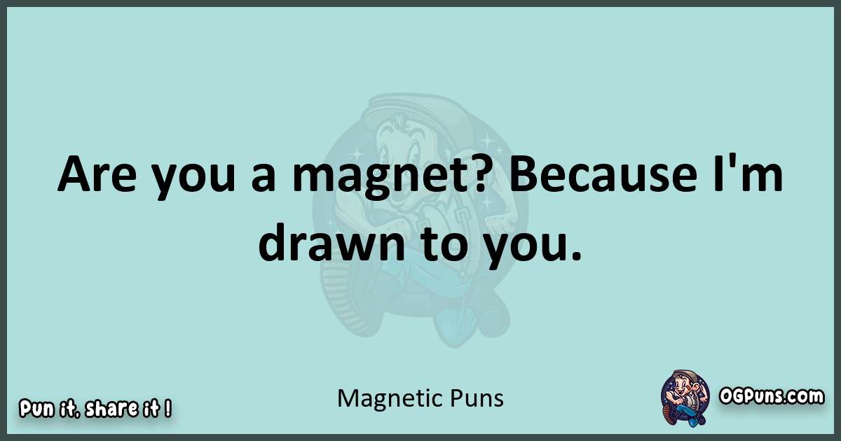 Text of a short pun with Magnetic puns