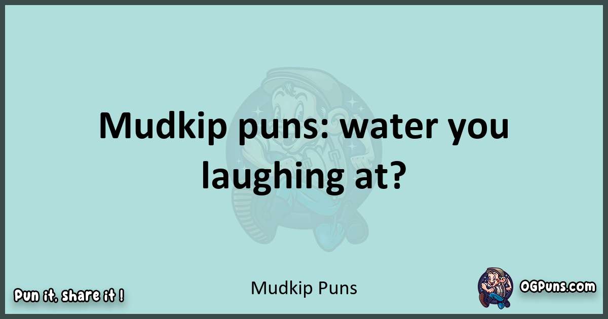 Text of a short pun with Mudkip puns