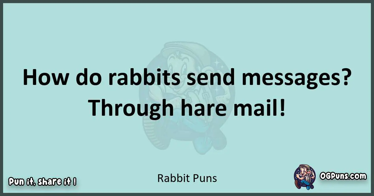 Text of a short pun with Rabbit puns