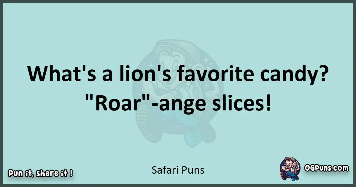 Text of a short pun with Safari puns