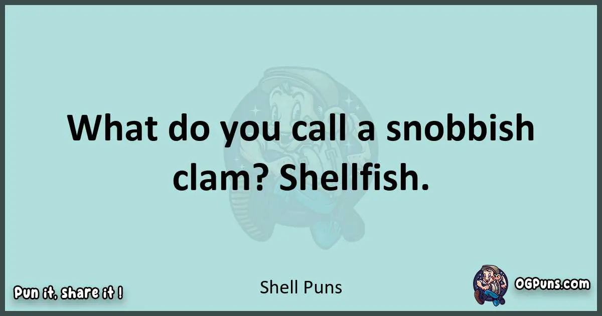Text of a short pun with Shell puns