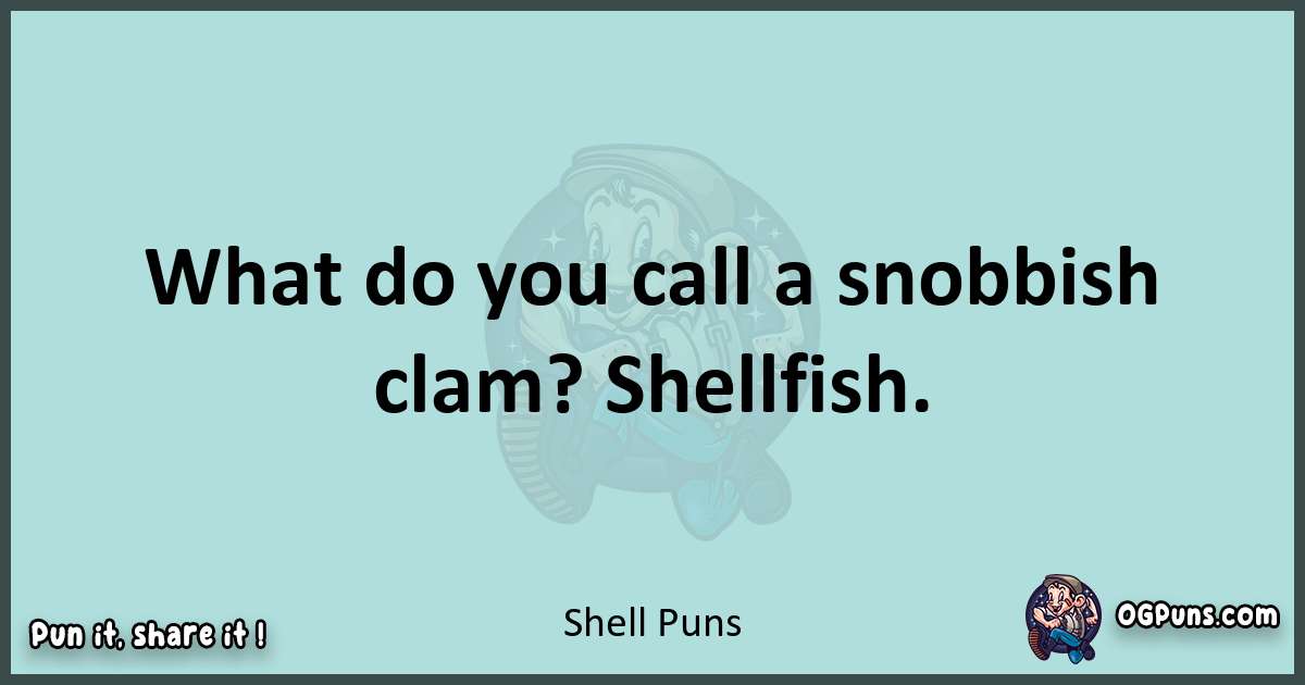 Text of a short pun with Shell puns