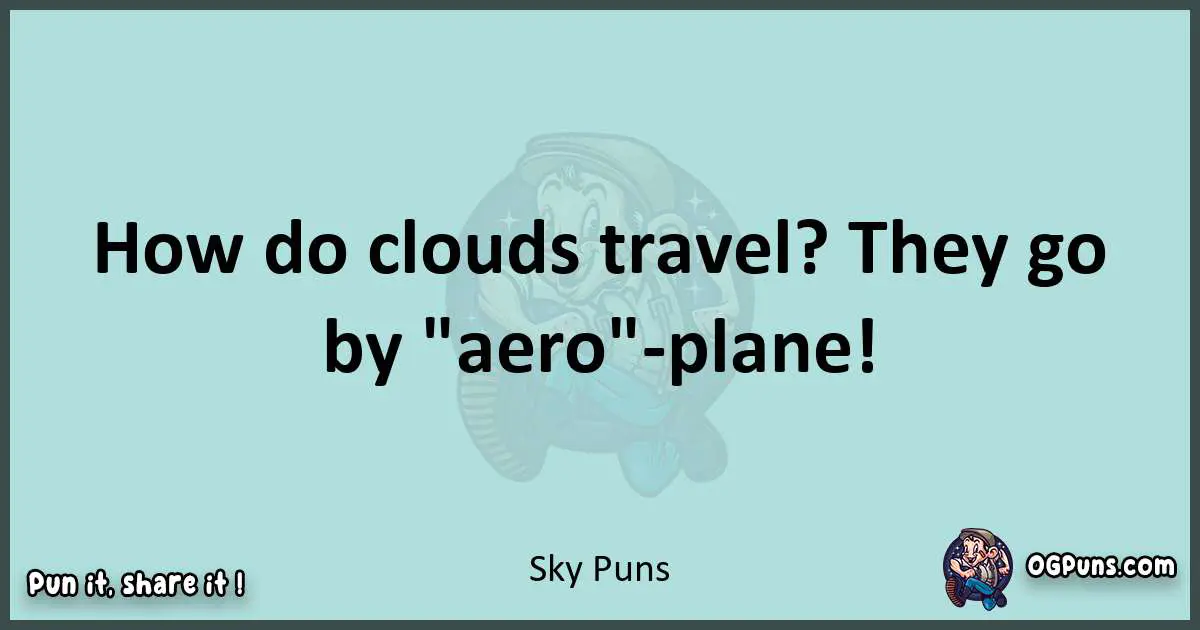 Text of a short pun with Sky puns