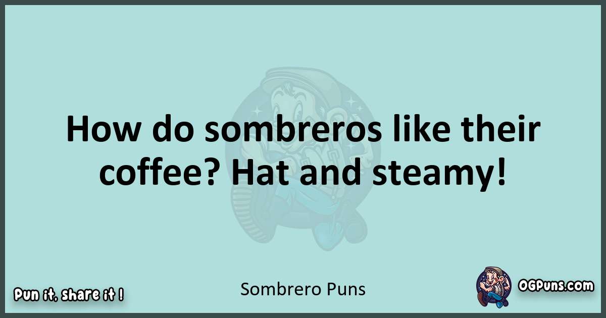 Text of a short pun with Sombrero puns