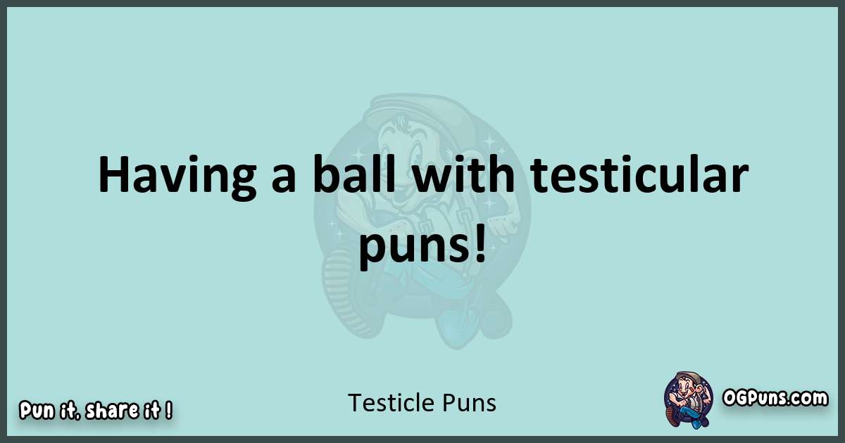 Text of a short pun with Testicle puns
