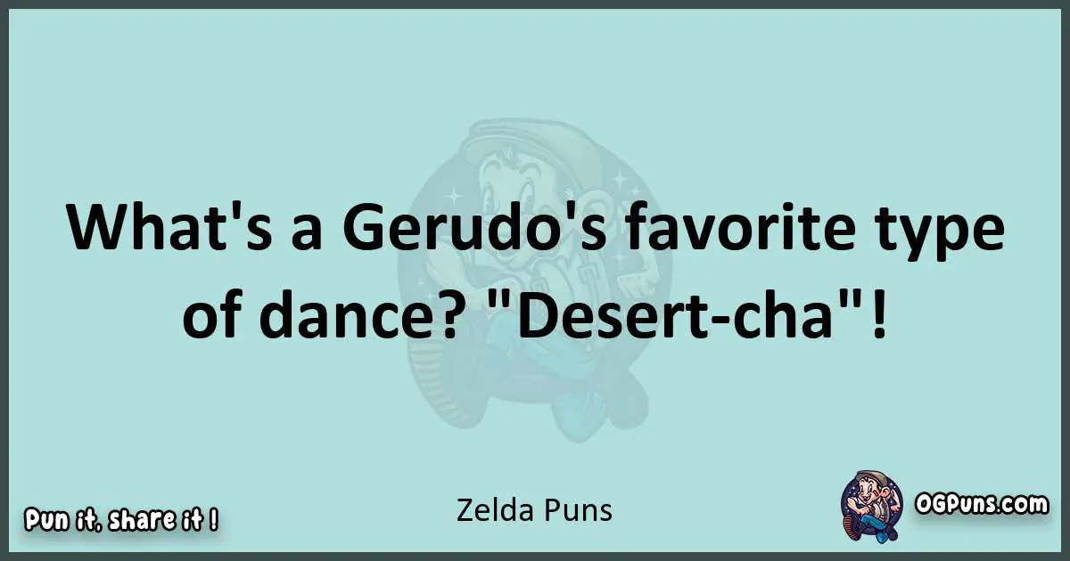 Text of a short pun with Zelda puns