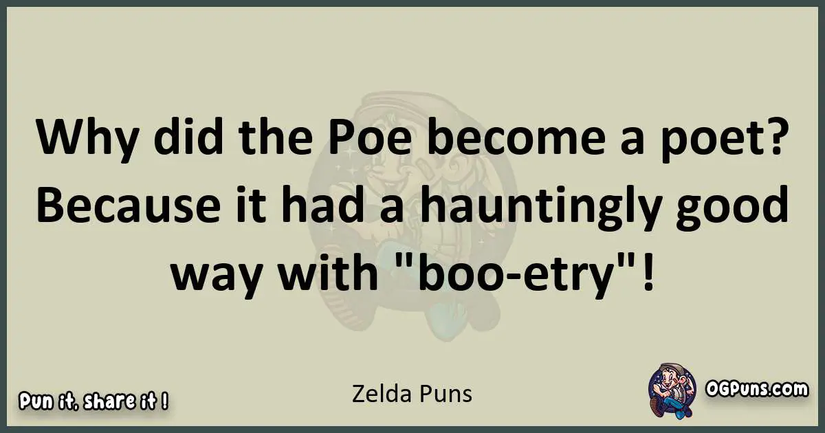 Zelda puns text wordplay