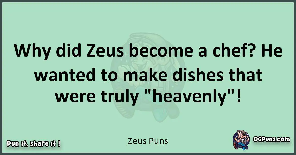 wordplay with Zeus puns
